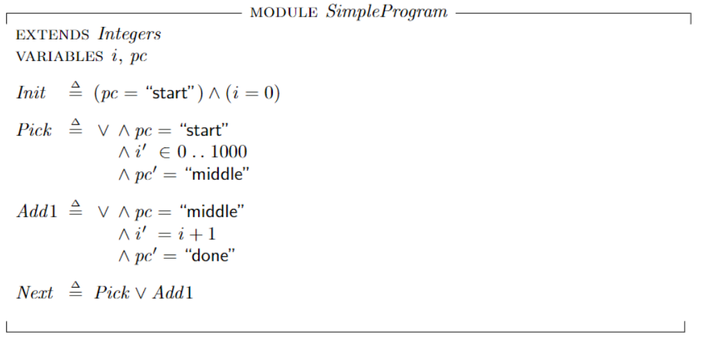 MOUDLE SimpleProgram