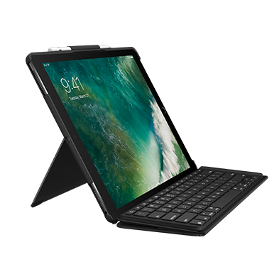 Slim Combo iPad Pro 12.9 case with detachable keyboard and Smart Connector